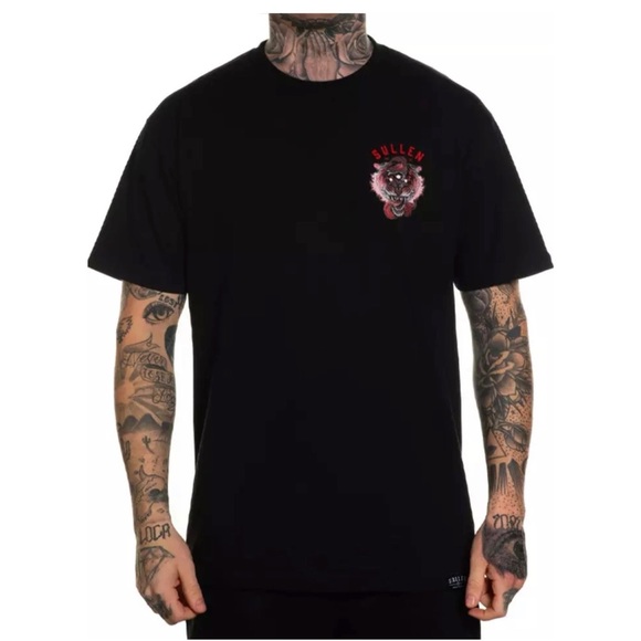 Sullen Men's T-shirt 3 EYE TIGER Tattoos Urban Design Premium Quality - Picture 5 of 12